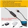 LED Lampe De Bureau à Pince, USB Alimenté Flexible Lampe De Lecture à Pince Pliable Réglable Lumière Douce Protection Des Yeux A