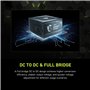 MSI MAG Bloc d'alimentation 850 W 80 Plus Gold - ATX 3.0 PCIe 5.0 Ready - 12VHPWR [MAG A850GL PCIE5]