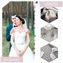 Unicra Or Mariage Perles De Cheveux De Cheveux De Vignes Fleur Feuille Headpieces Accessoires De Cheveux De Mariage Pour La Mari