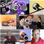 BenQ ideaCam S1 Pro : Webcam de démonstration en Direct avec Objectif Zoom 15x, caméra de Documents Marco pour des enregistremen