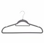 Amazon Basics cintres en velours avec porte-cravate pour costumes, 50 pièces, Gris foncé