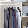 Amazon Basics cintres en velours avec porte-cravate pour costumes, 50 pièces, Gris foncé