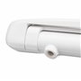 Amazon Basics Abattant WC très résistant à fermeture douce et libération rapide Taille universelle, Rectangulaire, Blanc, 42.5 x