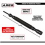 ARES 10062 - Poinçon d'extraction de goupille de charnière - Usiné CNC de précision - Finition phosphate noire anti-corrosion - 