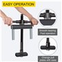 VEVOR Extracteur de Chemise de Cylindre, Outil d'Extraction de Chemise de Moteur Diesel, Type Humide et Sec, Diamètre d'Ajusteme