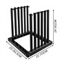 VEVOR Rack à Pare-Brise 5 Places, Support de Pare-Brise pour Camion en Acier, Support de Vitre Automobile de 61 cm de Hauteur, a