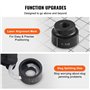 VEVOR Kit de Perforation Hydraulique 10 T avec 6 Poinçons 22-60 mm Poinçonneuse Hydraulique Manuelle avec Mallette Portable Posi