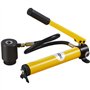 VEVOR Kit de Perforation Hydraulique 10 T avec 6 Poinçons 22-60 mm Poinçonneuse Hydraulique Manuelle avec Mallette Portable Posi