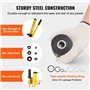 VEVOR Kit de Perforation Hydraulique 15 T 10 Poinçons 22-114 mm Poinçonneuse Hydraulique Manuelle avec Coffret Poignée Ergonomiq