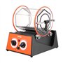 VEVOR Polisseur de Bijoux 5 kg 60 W Machine de Polissage de Bijoux 5 Vitesses 0-60 mins Réglable Polisseuse à Tambour Rotative A
