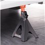 VEVOE 1 Paire de Chandelles de Levage Capacité 6 tonnes Chandelle de Voiture Réglable en Hauteur 360-585 mm en Acier Double Verr