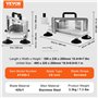 VEVOR Coupe-tomates Commerciale, Trancheuse à Tomates de 9,5 mm, Trancheur pour Tomates Robuste en Acier Inoxydable, avec Pieds 