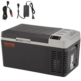 VEVOR Glacière Électrique Portable de 20 L Réfrigérateur de Voiture Portable 12/24 V CC 100-240 V CA Frigo Voiture à Une Zone 0