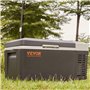 VEVOR Glacière Électrique Portable de 20 L Réfrigérateur de Voiture Portable 12/24 V CC 100-240 V CA Frigo Voiture à Une Zone 0,