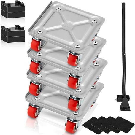 VEVOR Chariot de Déménagement 4PCS Déplace Meubles Lourds Capacité 113