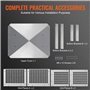 VEVOR Chapeau de Cheminée 332x229 mm Chapeau de Conduit de Cheminée Acier Inoxydable 304 Couvercle Bouchon Protection Anti-Oisea
