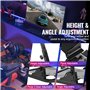 Support de Volant de Carrière Pliable Logitech G25 G27 G920 sans Pédales de Volant Racing Simulator Simulateur de Conduite Cockp