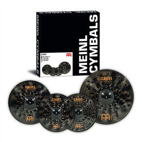 Meinl Cymbals Classics Custom Dark Ensemble de Cymbales avec Hihat 14"