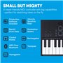 Carry-on FC-25 Clavier Contrôleur Midi sur USB Pliable 25 Touches 8 Percussions Rétro-éclairés Inc Cubase LE OEM et Logiciel Cub