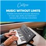 Carry-on FC-25 Clavier Contrôleur Midi sur USB Pliable 25 Touches 8 Percussions Rétro-éclairés Inc Cubase LE OEM et Logiciel Cub