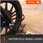 CargoSmart Cale de Roue de Moto – pour E-Track et X-Track