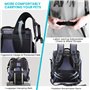 Sac a Dos Transport Chien Respirant et Pliable avec Laisse de S