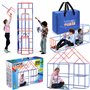 Kit de Construction de Fort pour Enfants - 510 pièces - Jouets créatifs pour garçons et Filles de 5