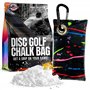 Sac à craie pour Disc Golf | Se fixe au sac avec un mousqueton | Mieux que les sacs de colophane et de sciure de bois | Améliore