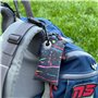 Sac à craie pour Disc Golf | Se fixe au sac avec un mousqueton | Mieux que les sacs de colophane et de sciure de bois | Améliore