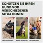 BRONZEDOG Pitbull Muselière en métal pour Chien avec Sangles réglables en Cuir pour Grands Chiens (Noir)