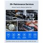 TOPDON Valise Diagnostic Auto AD800BT 2, Diagnostic Voiture pour système Complet avec 28 Réinitialisations de Huile/Frein/Papill
