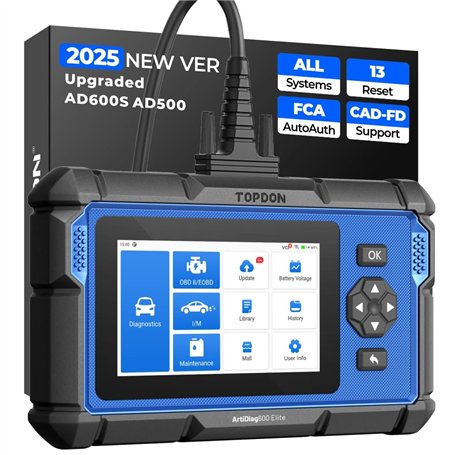TOPDON Scanner OBD2 ArtiDiag600 Elite
