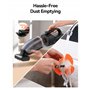Baseus AP02 Aspirateur à Main sans Fil, Aspirateur Voiture Portable 160W avec Brosse Roulante, Lumière LED, Batterie Rechargeabl