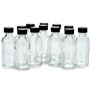Vivaplex Lot de 12 bouteilles en verre avec couvercles Transparent 56