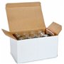 Vivaplex Lot de 12 bouteilles en verre avec couvercles Transparent 56,7 g