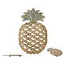 Comfify Dessous de Plat en Fonte en Forme d'ananas - Dessous de Verre décoratif en Fonte pour Cuisine ou Table à Manger - Design