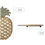 Comfify Dessous de Plat en Fonte en Forme d'ananas - Dessous de Verre décoratif en Fonte pour Cuisine ou Table à Manger - Design