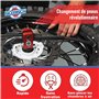 Baja No Pinch Minicross Kit Outils de changement de pneus de moto tout-terrain–Kit d'accessoires comprenant un mini poussoir, de