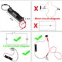 Sntieecr Kit d’Apprentissage du Circuit Électrique, Modèle de Voiture Assembler des Kits d’Éducation en Sciences de La Physique 