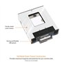 ICY DOCK Station d'accueil Rack Hot swappour 1 SSD / HDD 2,5" SATA et 1 Disque Dur HDD 3,5" SATA /SAS sans Plateau pour Baie de 
