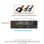 ICY DOCK Station d'accueil Rack Hot swappour 1 SSD / HDD 2,5" SATA et 1 Disque Dur HDD 3,5" SATA /SAS sans Plateau pour Baie de 