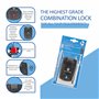 MWave n Roll Lock antivol avec Alarme alarmschloss Alarme antivol pour vélo, Noir