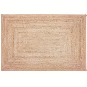 RAJRANG Grand Tapis rectangulaire en Jute - 244 x 153 cm Fibres Naturelles tressées Tapis Bio réversible pour la Maison décorati