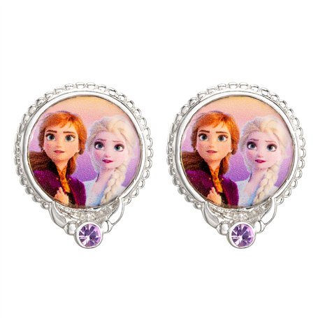 Frozen Reines des neiges boucles d'oreilles pour fille en laiton