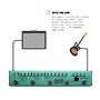 Valeton Pédale de guitare multi effets Dapper Indie Ambient Psychédélique Garage Postrock Rock alternatif