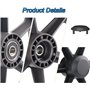 2PC Roues de Rechange
