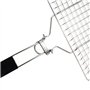 Panier Grille pour Barbecue, Panier à Griller Portable en Acier Inoxydable, Panier de Gril Pliable avec Poignée en Amovible pour