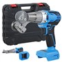 JTNero Grignoteuse électrique en Métal 18/21 V Coupe-Tôle À Double Tête Tranchante Précision Plaque De Coupe Poinçon Cisailles P