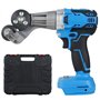 JTNero Grignoteuse électrique en Métal 18/21 V Coupe-Tôle À Double Tête Tranchante Précision Plaque De Coupe Poinçon Cisailles P