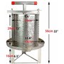 appuie sur l'acier Inoxydable pour Presser Le jus de légumes/Fruits/écrous de Lait de